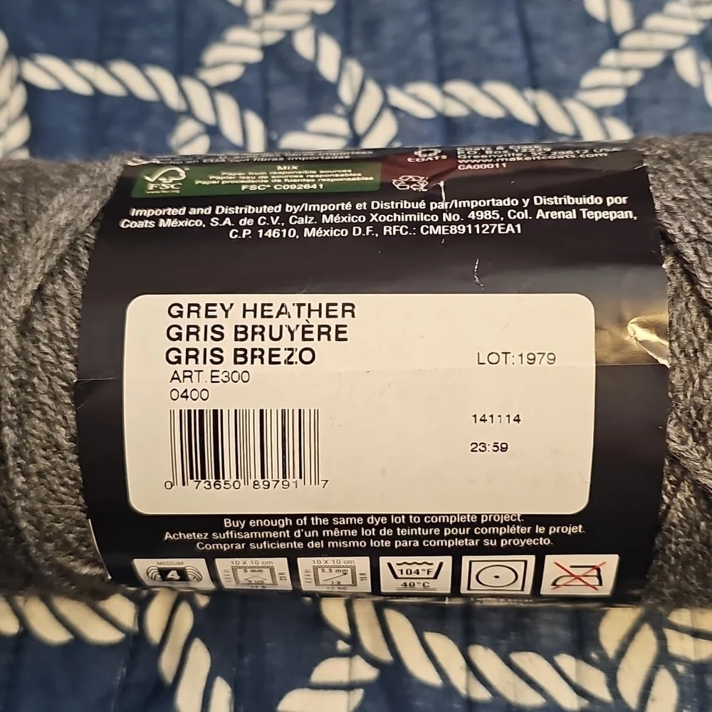 Yarn Collection - Black, Gray, Cream